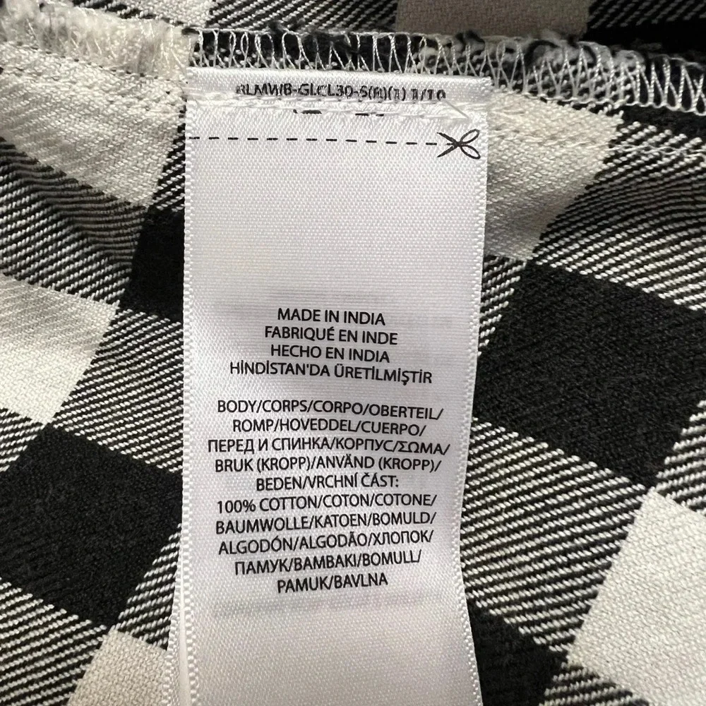 NWT Polo Ralph Lauren Shirtdress Womens Size 0 Check Buffalo Belted Twill - Picture 12 of 12